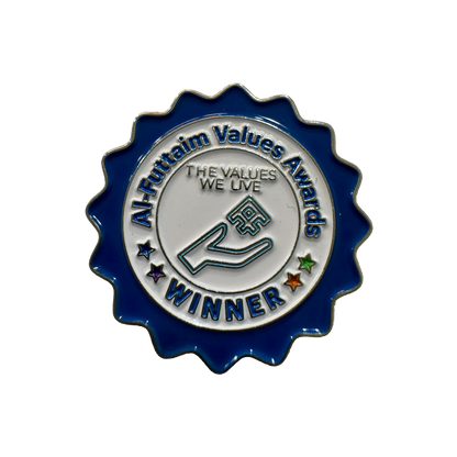 All-Futtain Values Award Pin