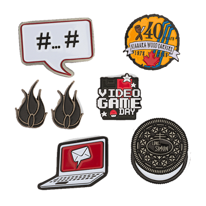 Assorted Novelty Enamel Pins Set