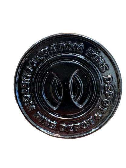 Black Custom Pins Depot Coin