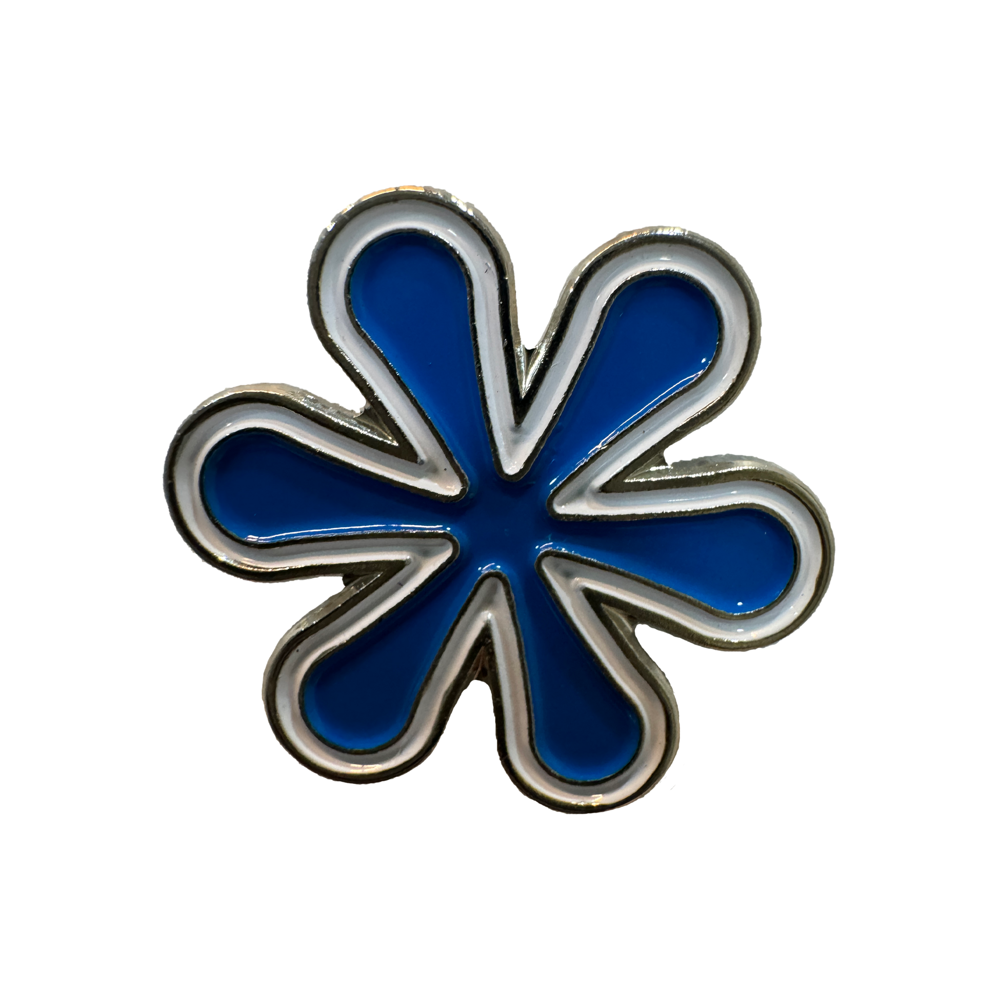 Blue Flower Enamel Pin