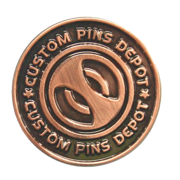 Copper Custom Pins Depot Coin