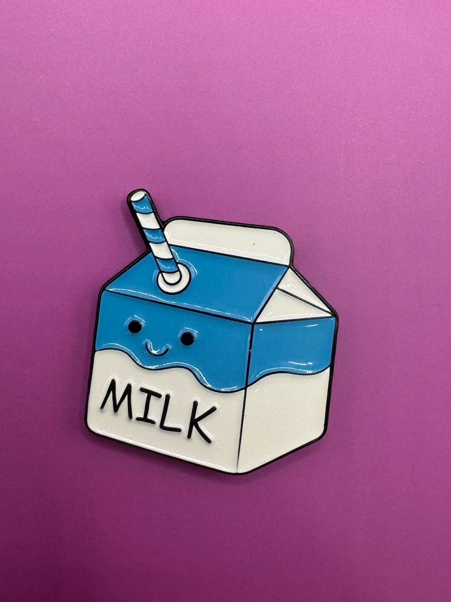 Cute Milk Carton Pin