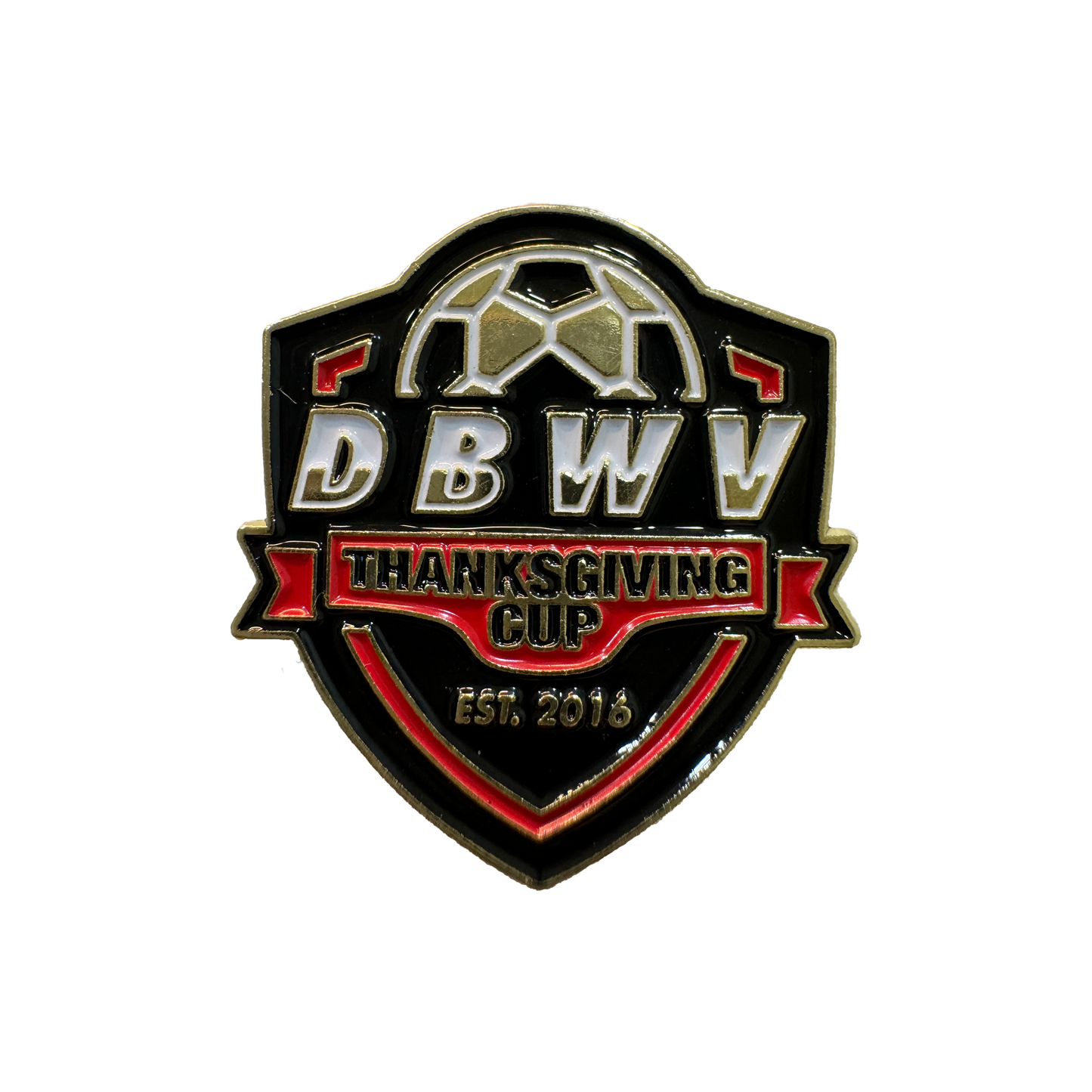 DBWV Thanksgiving Cup soccer pin