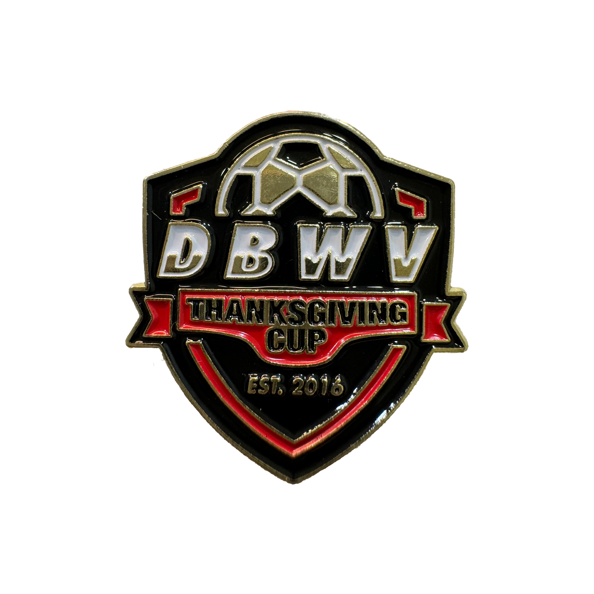 DBWV Thanksgiving Cup soccer pin