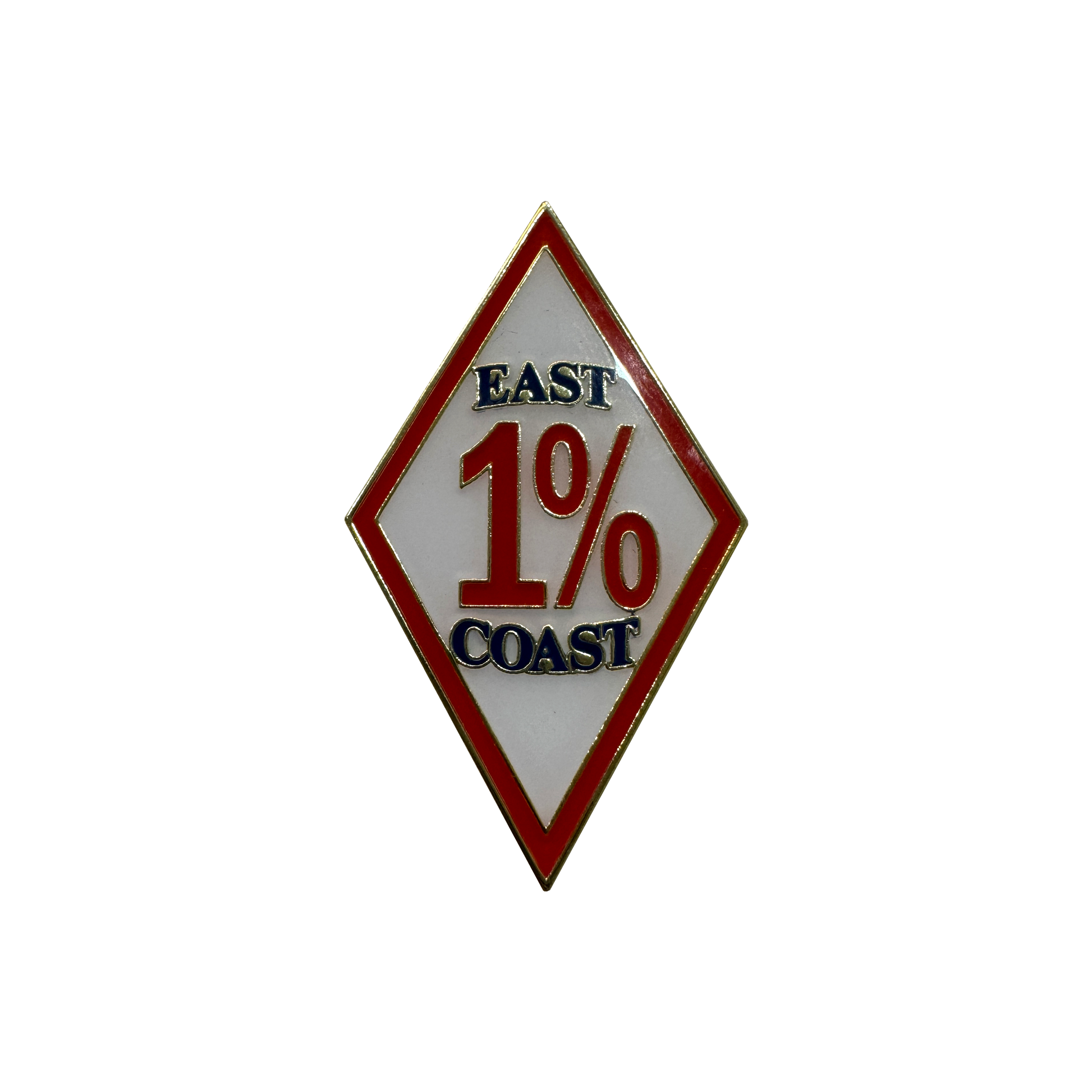 East 1 Percent Coast Enamel Pin