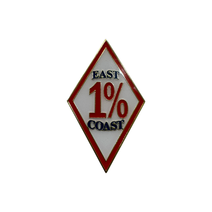 East 1 Percent Coast Enamel Pin