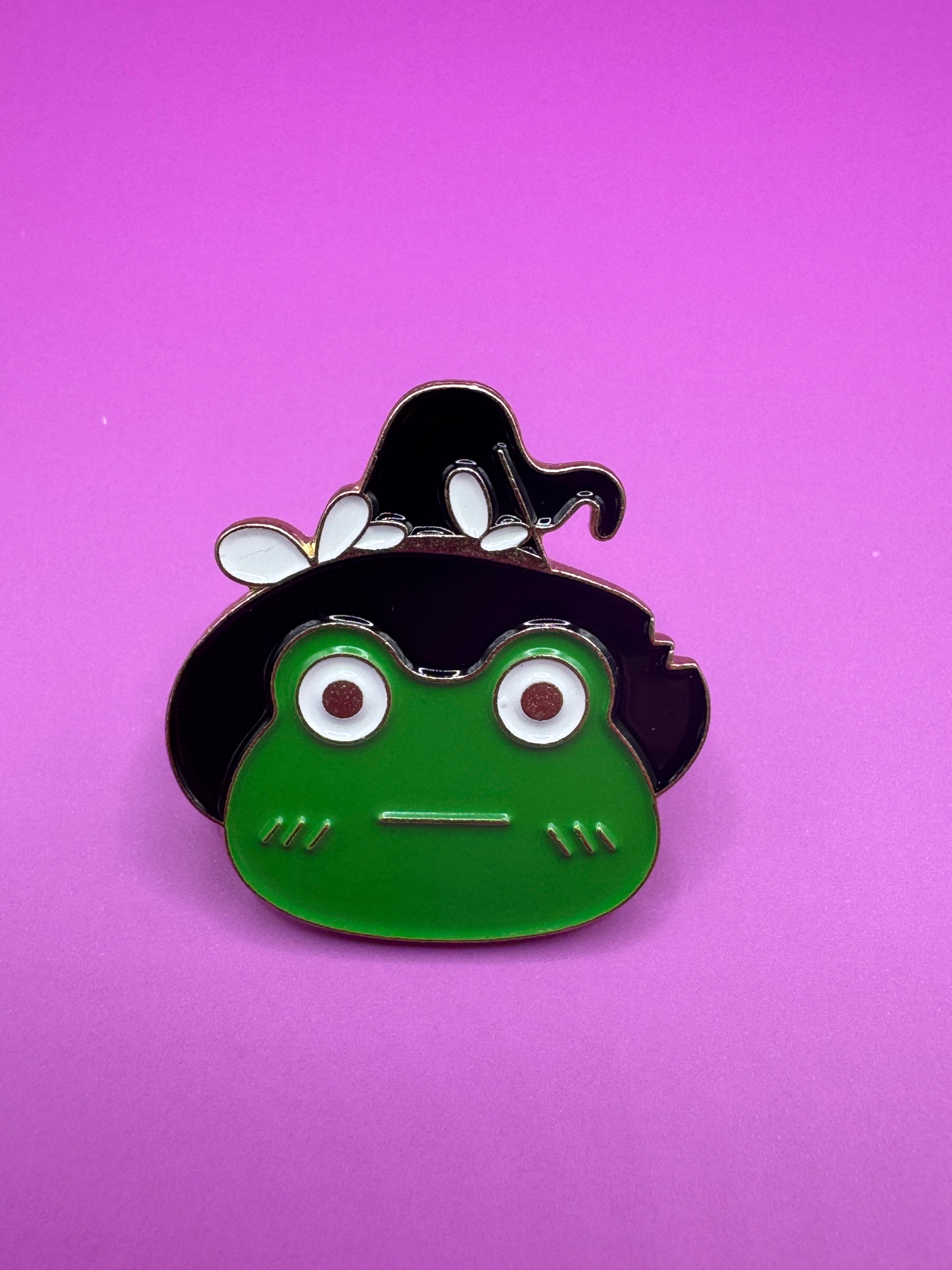 Frog Character Enamel Pin
