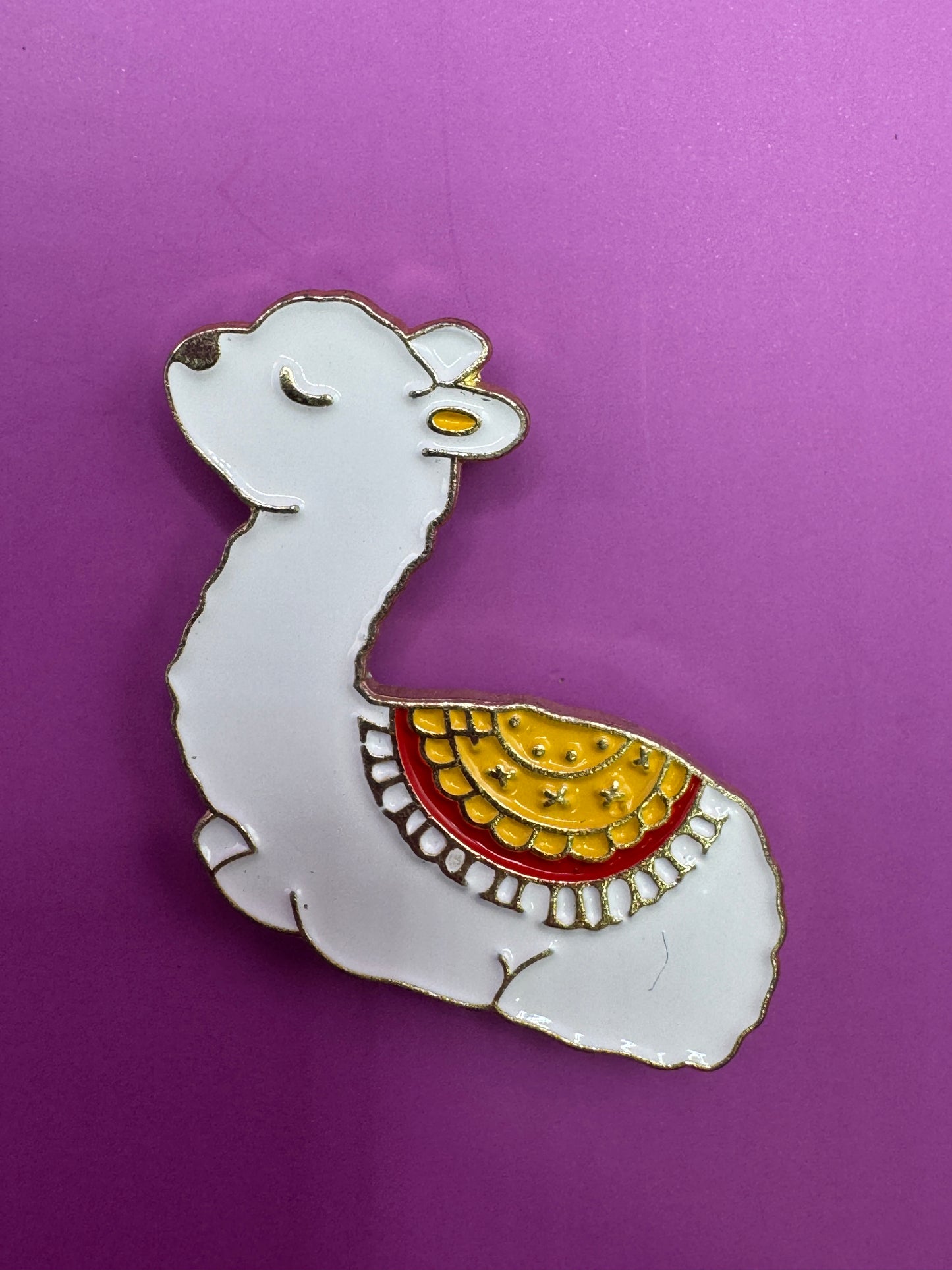 Llama Enamel Pin