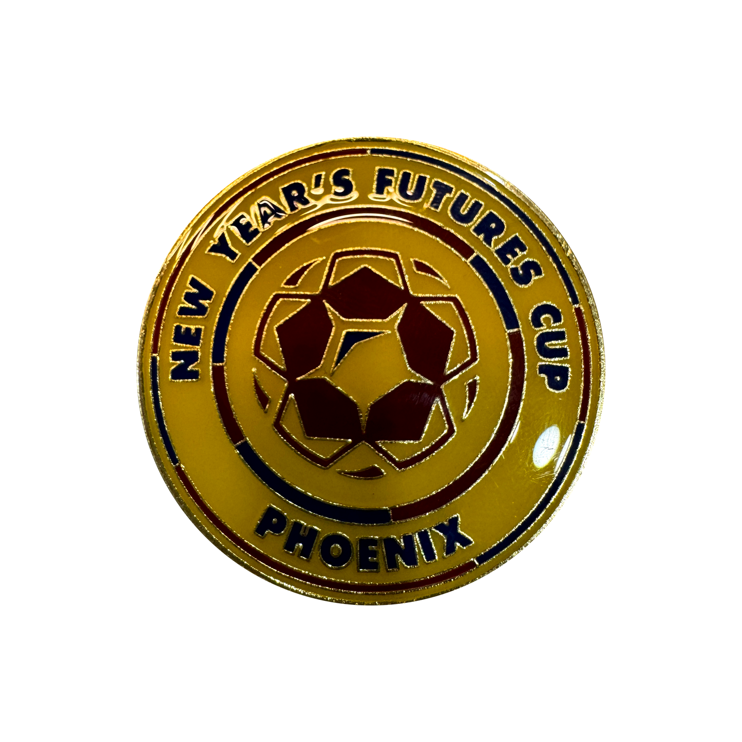 New Year’s Futures Cup Phoenix enamel pin