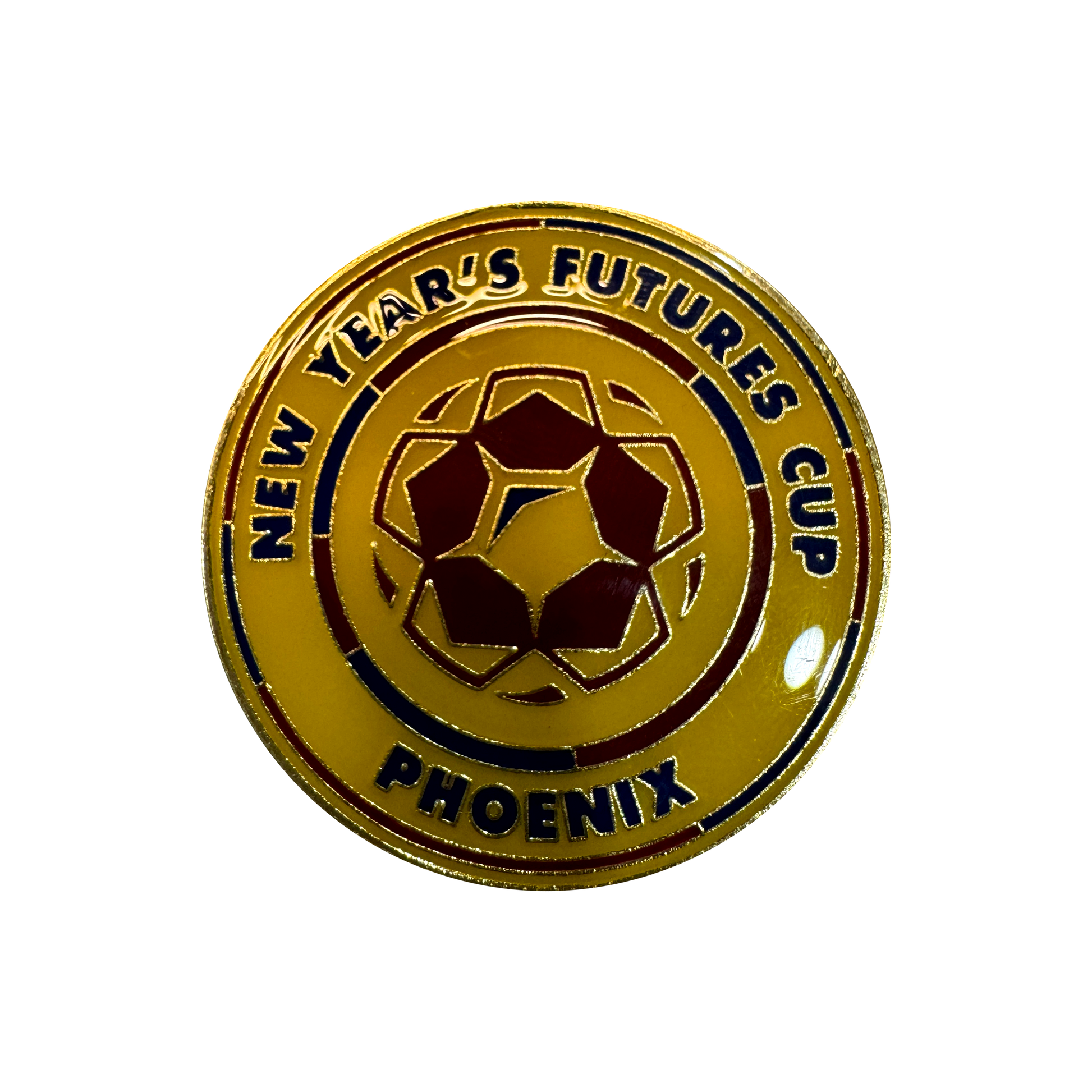 New Year’s Futures Cup Phoenix enamel pin