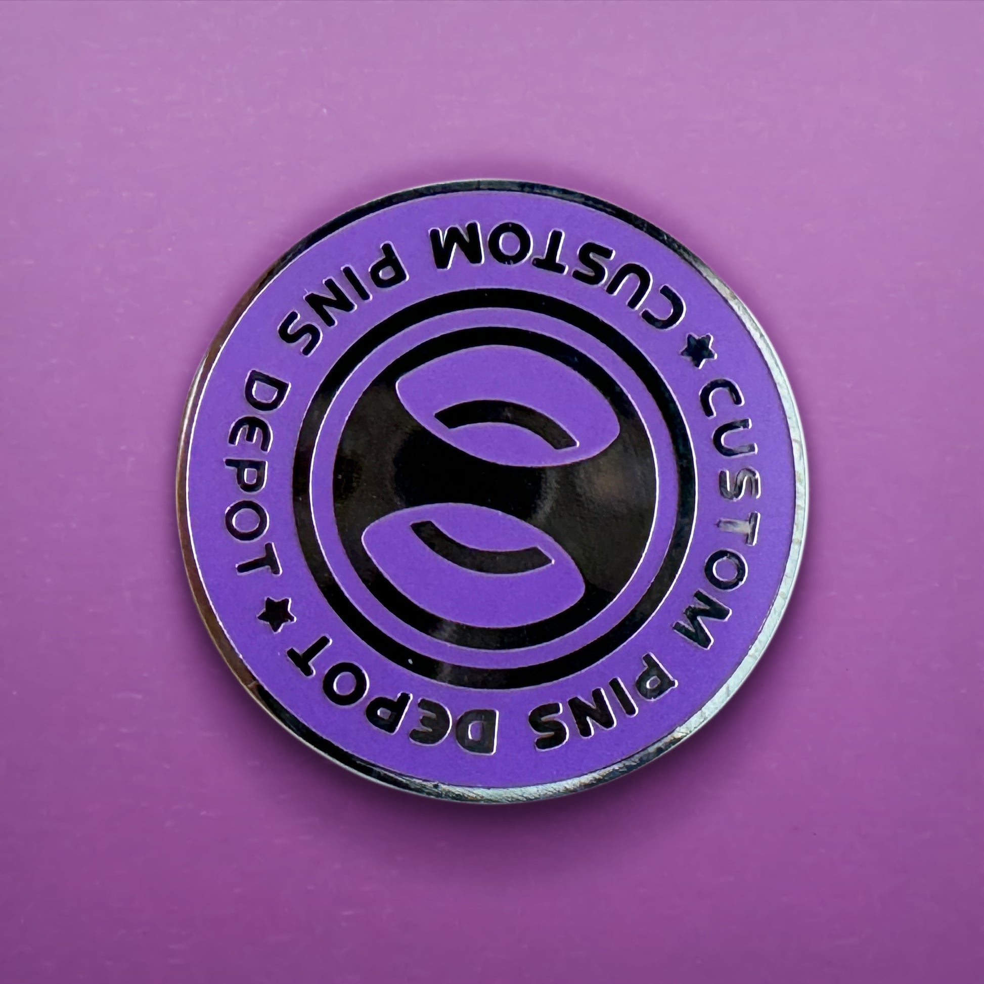 Purple Custom Pins Depot Coin