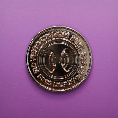 Rose Gold Custom Pins Depot Coin