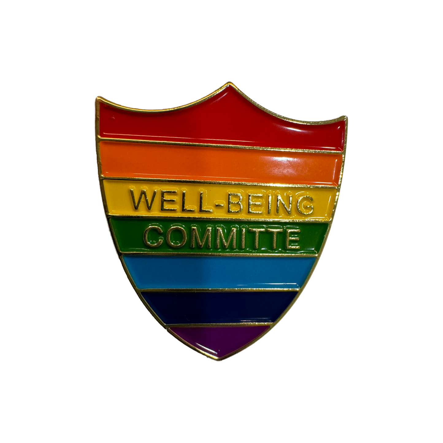 Well-Being Committee Shield Pin